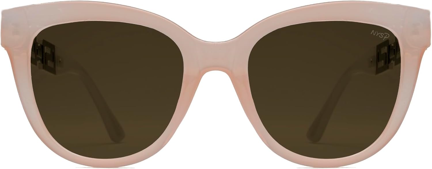 Женские солнцезащитные очки NYS Collection Premium Polarized Vintage Cat Eye с поляризованным покрытием - стильный ретро-дизайн, 100% защита от УФ-излучения, Light Pink Frame-brown Lens
Женские солнцезащитные очки NYS Collection Premium Polarized Vintage Cat Eye с поляризованным покрытием - стильный ретро-дизайн, 100% защита от УФ-излучения, Light Pink Frame-brown Lens