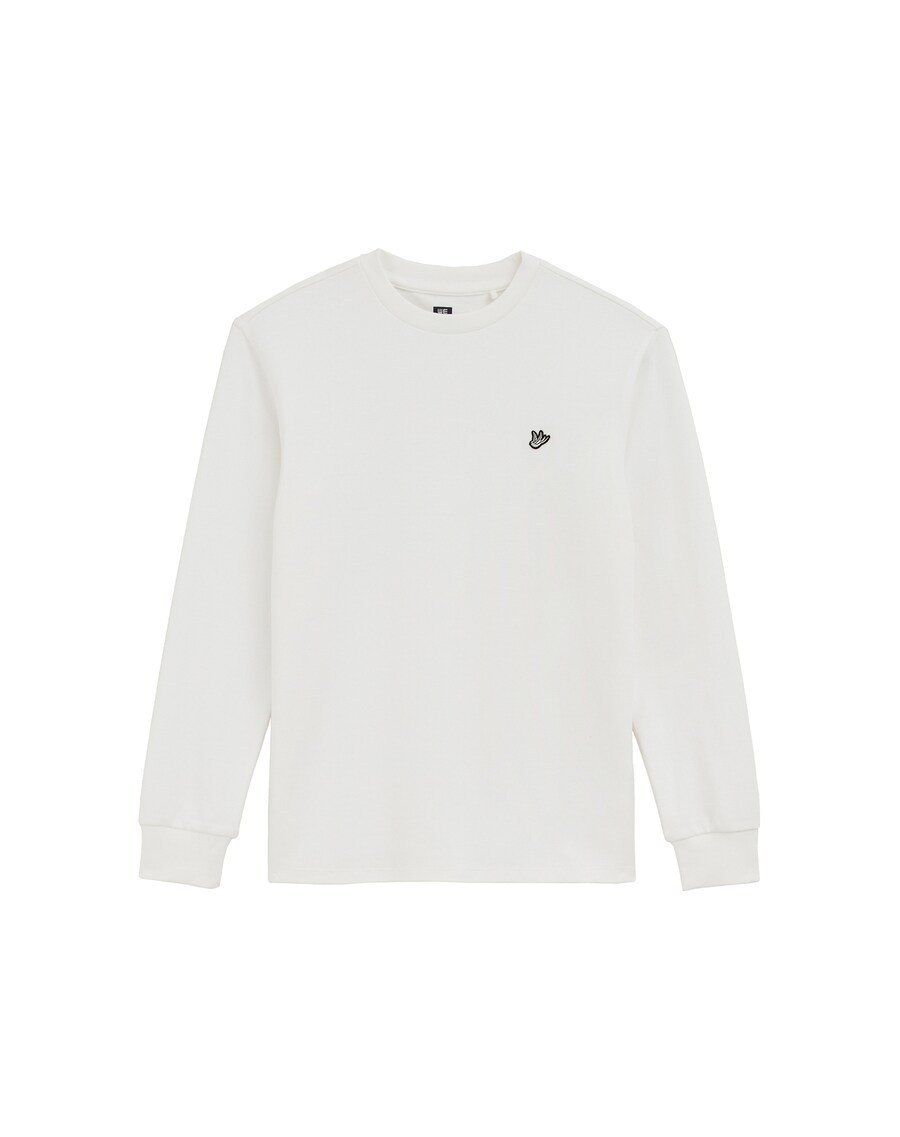 Толстовка WE Fashion, белый 
Толстовка WE Fashion, белый