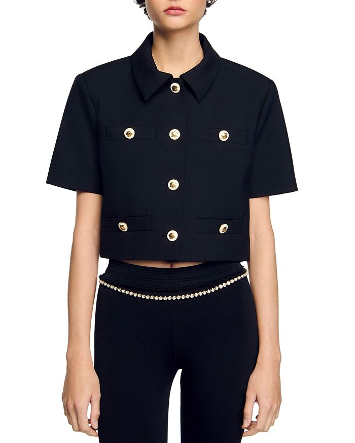 Куртка с коротким рукавом Sandro, черный
Куртка с коротким рукавом Sandro, черный