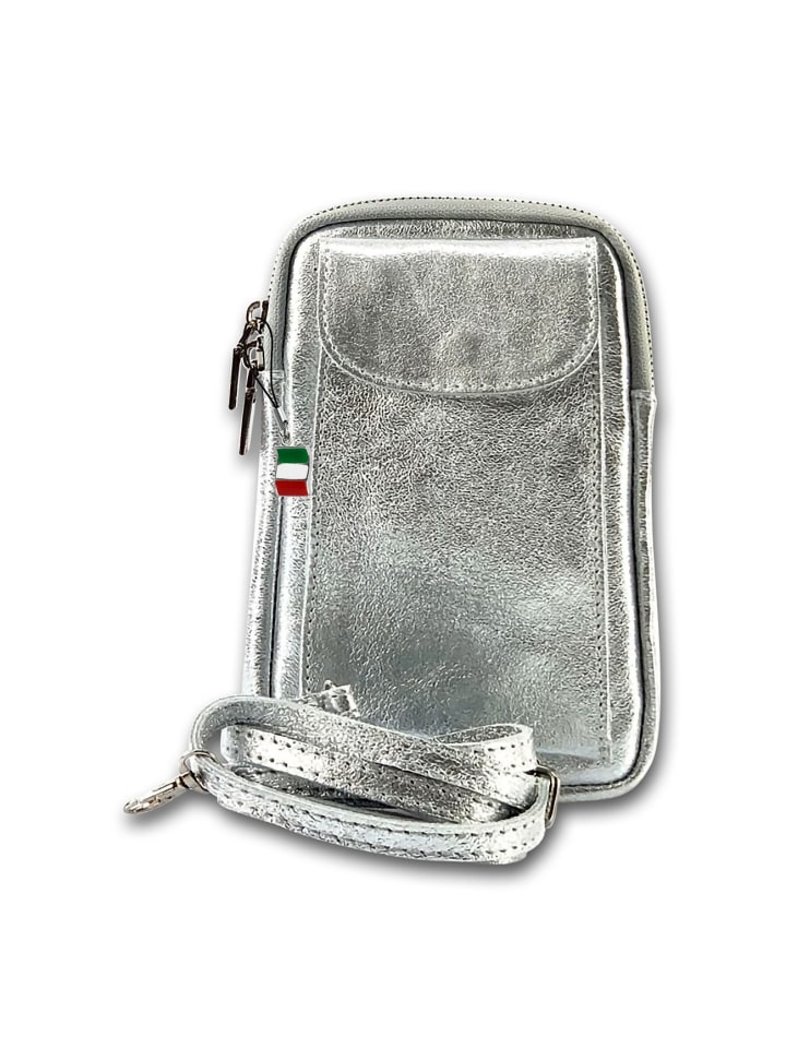 Кожаная сумка через плечо, сумка-сумка Florence, серебристая, примерно 12 см Florence
Кожаная сумка через плечо, сумка-сумка Florence, серебристая, примерно 12 см Florence