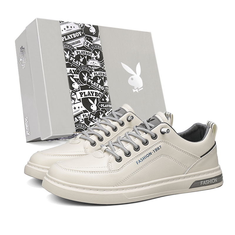 Нескользящие, износостойкие, амортизирующие, низкие мужские кроссовки для скейтбординга Playboy, White
Нескользящие, износостойкие, амортизирующие, низкие мужские кроссовки для скейтбординга Playboy, White