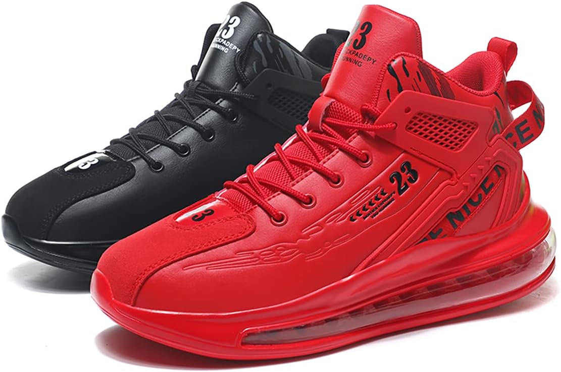 Мужские баскетбольные кроссовки GSIGUL, легкие высокие кеды с воздушной подушкой, мужские беговые кроссовки, спортивная обувь для тренировок, черный/красный
Мужские баскетбольные кроссовки GSIGUL, легкие высокие кеды с воздушной подушкой, мужские беговые кроссовки, спортивная обувь для тренировок, черный/красный