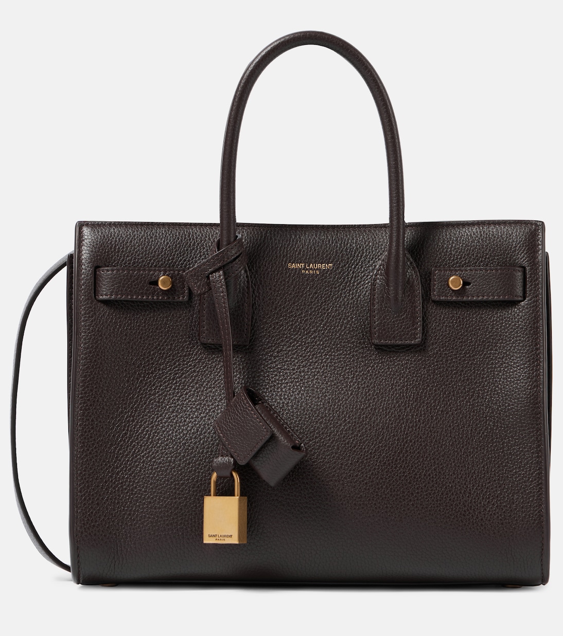 Кожаная сумка-тоут Sac De Jour Baby Saint Laurent, Arabica
Кожаная сумка-тоут Sac De Jour Baby Saint Laurent, Arabica