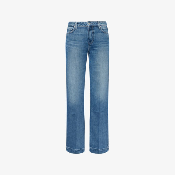 Джинсы Paige Leenah с широкими штанинами, синий
Джинсы Paige Leenah с широкими штанинами, синий