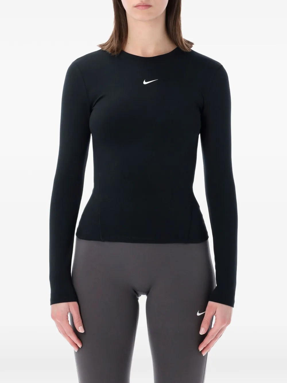 Топ с логотипом Nike, черный
Топ с логотипом Nike, черный