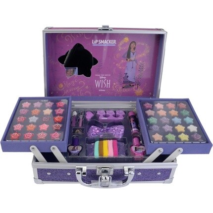 Lip Smacker Wish Makeup Traincase 50 предметов Детский набор косметики для девочек с палитрами для губ и лица, лаками для ногтей, аксессуарами для волос и зеркалом Подарки принцесс Диснея для бесконечного творчества
Lip Smacker Wish Makeup Traincase 50 предметов Детский набор косметики для девочек с палитрами для губ и лица, лаками для ногтей, аксессуарами для волос и зеркалом Подарки принцесс Диснея для бесконечного творчества