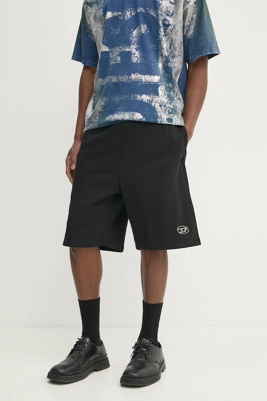 Хлопковые шорты Diesel, черный
Хлопковые шорты Diesel, черный