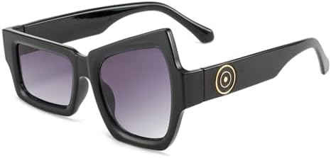 Обычные забавные солнцезащитные очки для женщин, модные, для вечеринок, уличной моды, защита от УФ-излучения UV400, уникальные очки с индивидуальным стилем MTZJH, Black Gray
Обычные забавные солнцезащитные очки для женщин, модные, для вечеринок, уличной моды, защита от УФ-излучения UV400, уникальные очки с индивидуальным стилем MTZJH, Black Gray