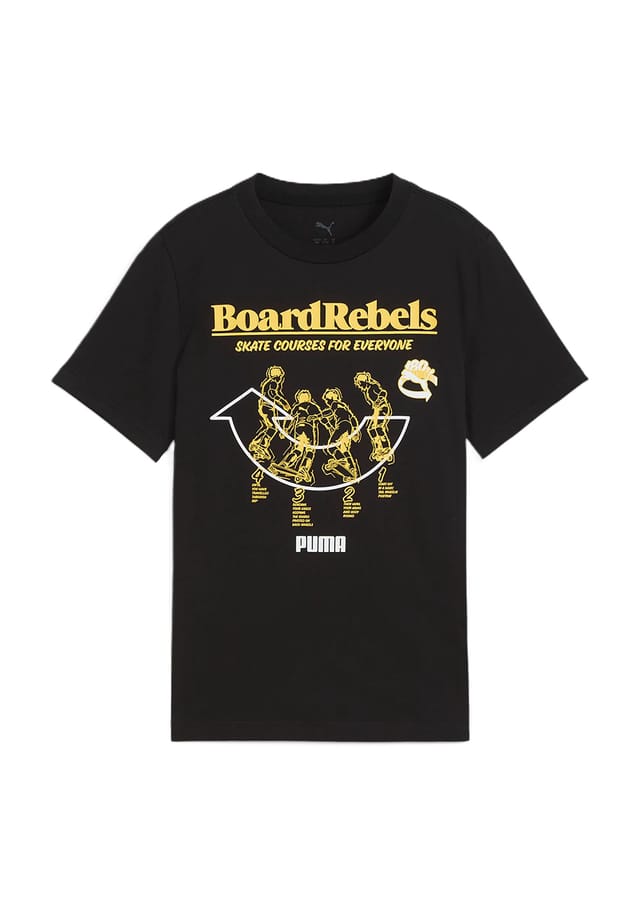 Футболка хлопковая детская Puma, черный
Футболка хлопковая детская Puma, черный
