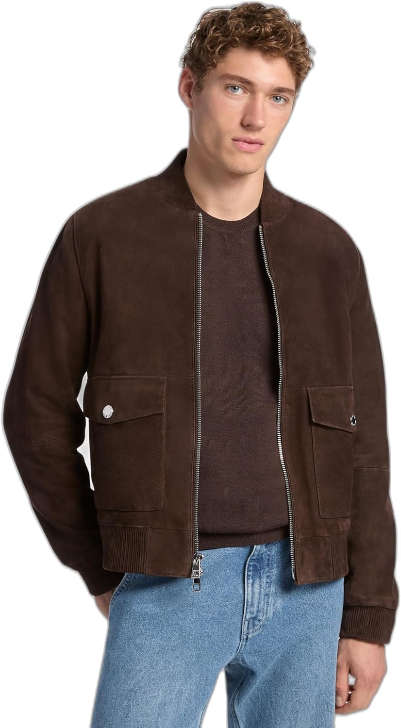 Ветровка-бомбер Michael Kors мужская, из замши, Chocolate
Ветровка-бомбер Michael Kors мужская, из замши, Chocolate