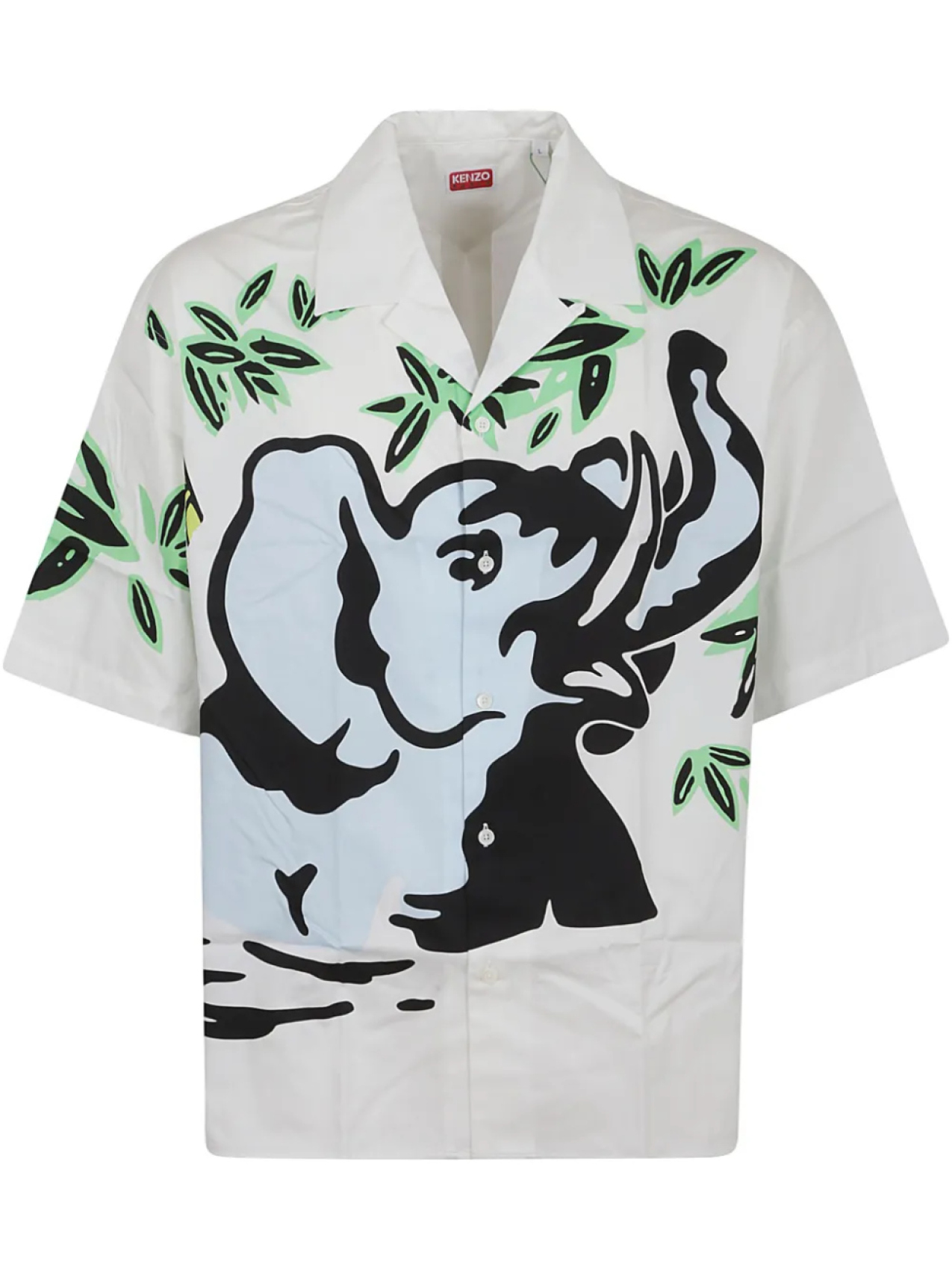 Рубашка «Слон джунглей» Kenzo, белый
Рубашка «Слон джунглей» Kenzo, белый