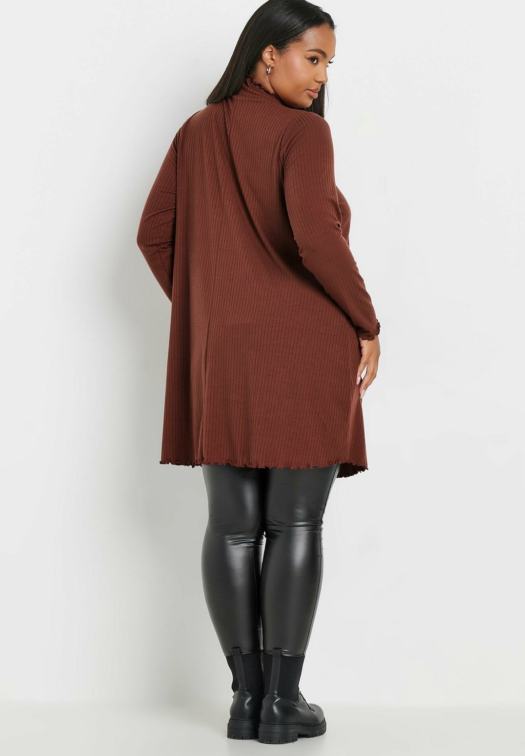 Повседневное платье LONG SLEEVE LETTUCE EDGE Yours Clothing, коричневый
Повседневное платье LONG SLEEVE LETTUCE EDGE Yours Clothing, коричневый