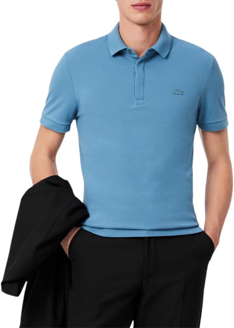 Lacoste мужская растягивающаяся хлопковая парижская поло, Limestone
Lacoste мужская растягивающаяся хлопковая парижская поло, Limestone