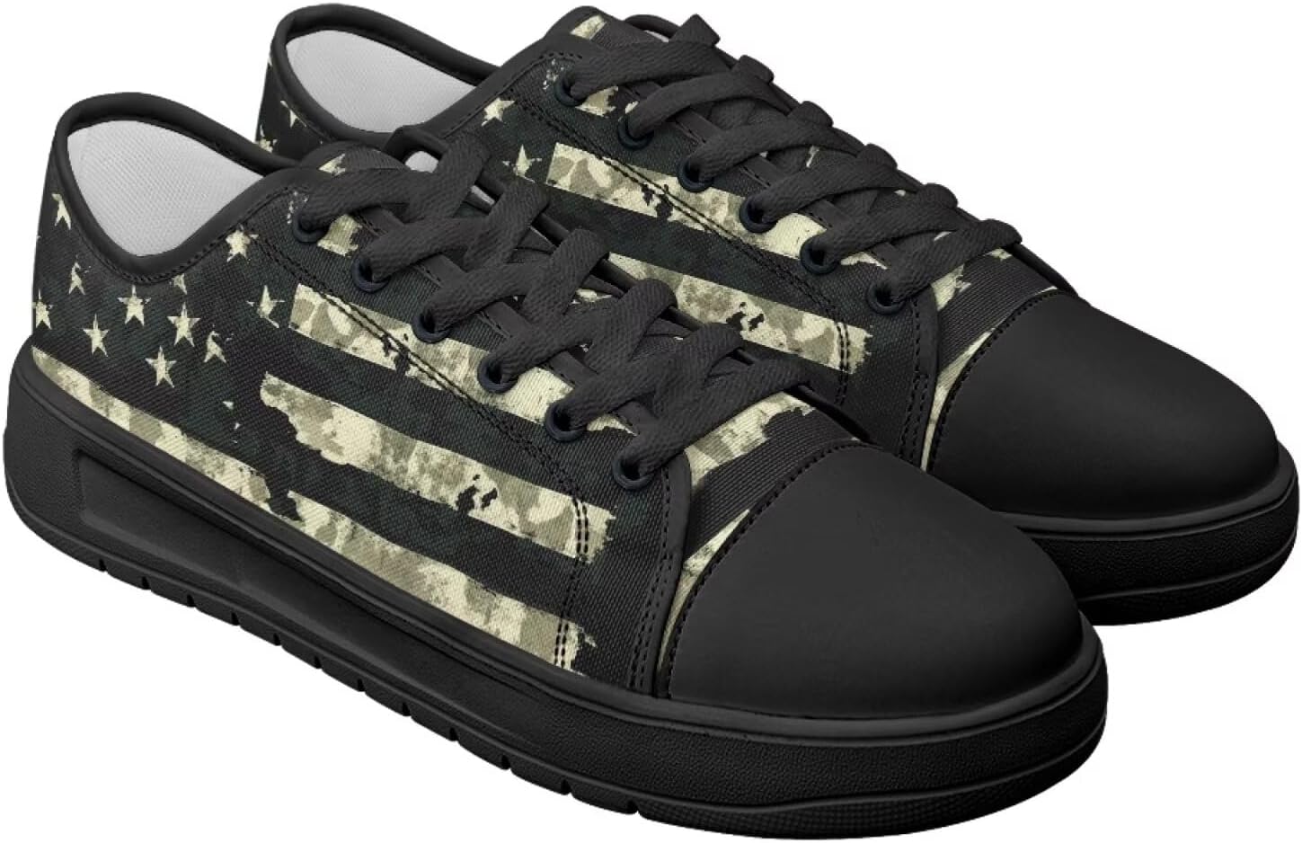 Кеды Canvar для женщин и мужчин, со шнуровкой, низкие, на платформе, для ходьбы, походов и бега Estailounic, Camo American Flag
Кеды Canvar для женщин и мужчин, со шнуровкой, низкие, на платформе, для ходьбы, походов и бега Estailounic, Camo American Flag