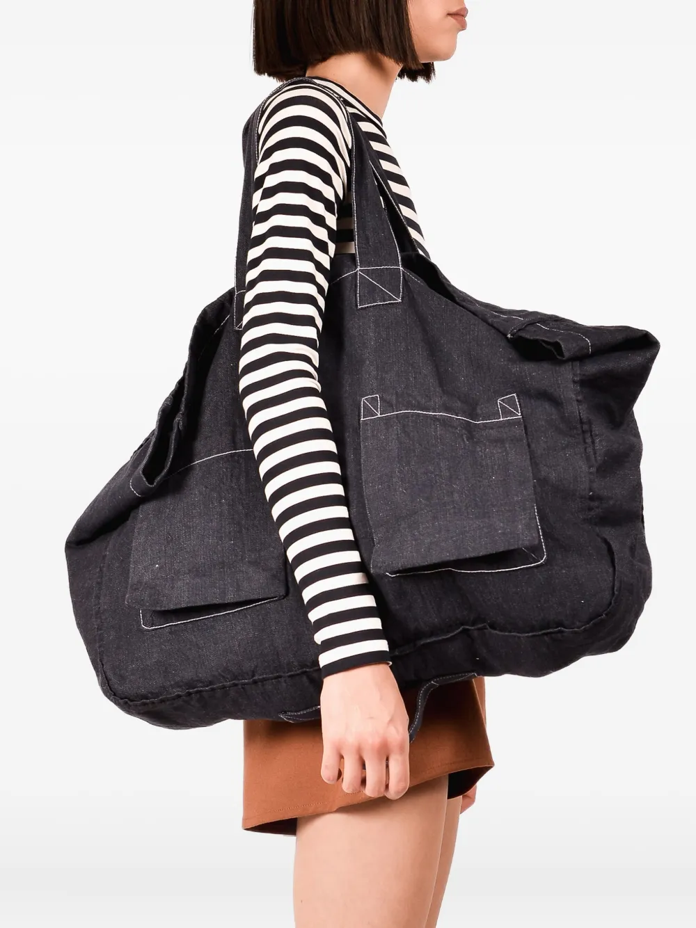 Сумка-тоут Denim с карманом Ioana Ciolacu, синий
Сумка-тоут Denim с карманом Ioana Ciolacu, синий