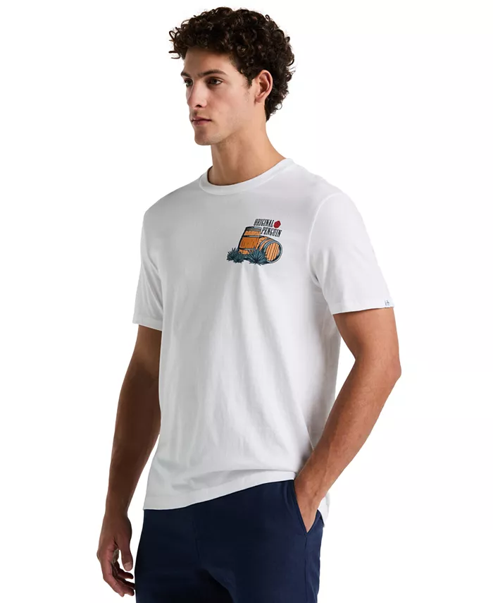 Мужская футболка с принтом Agave Tequila, облегающего кроя Original Penguin, белый
Мужская футболка с принтом Agave Tequila, облегающего кроя Original Penguin, белый