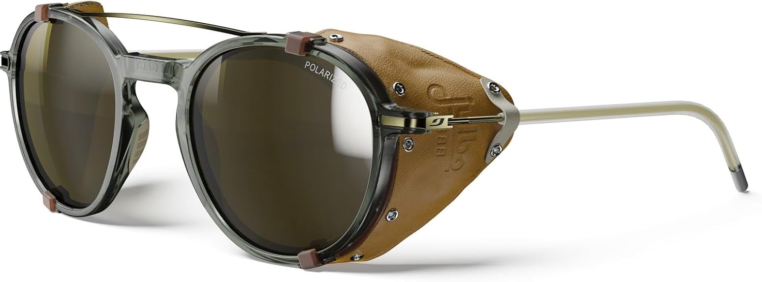 Очки Julbo Legacy Glacier для мужчин и женщин со съемными боковыми щитками для походов, снега/бликов - 100% защита от УФ-излучения, Light Gray / Gold Frame - Brown W/ Silver Mirror Lens (Spectron 3 Polarized)
Очки Julbo Legacy Glacier для мужчин и женщин со съемными боковыми щитками для походов, снега/бликов - 100% защита от УФ-излучения, Light Gray / Gold Frame - Brown W/ Silver Mirror Lens (Spectron 3 Polarized)