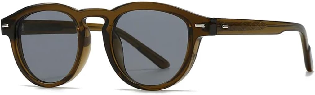 Овальные солнцезащитные очки для женщин и мужчин, роскошные, с защитой от УФ-излучения UV400, в стиле ретро, с заклепками, оливкового цвета UATXTAU, Olive Green Gray
Овальные солнцезащитные очки для женщин и мужчин, роскошные, с защитой от УФ-излучения UV400, в стиле ретро, с заклепками, оливкового цвета UATXTAU, Olive Green Gray