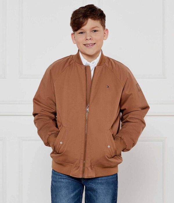 Куртка-Бомбер Regular fit Tommy Hilfiger, коричневый 
Куртка-Бомбер Regular fit Tommy Hilfiger, коричневый