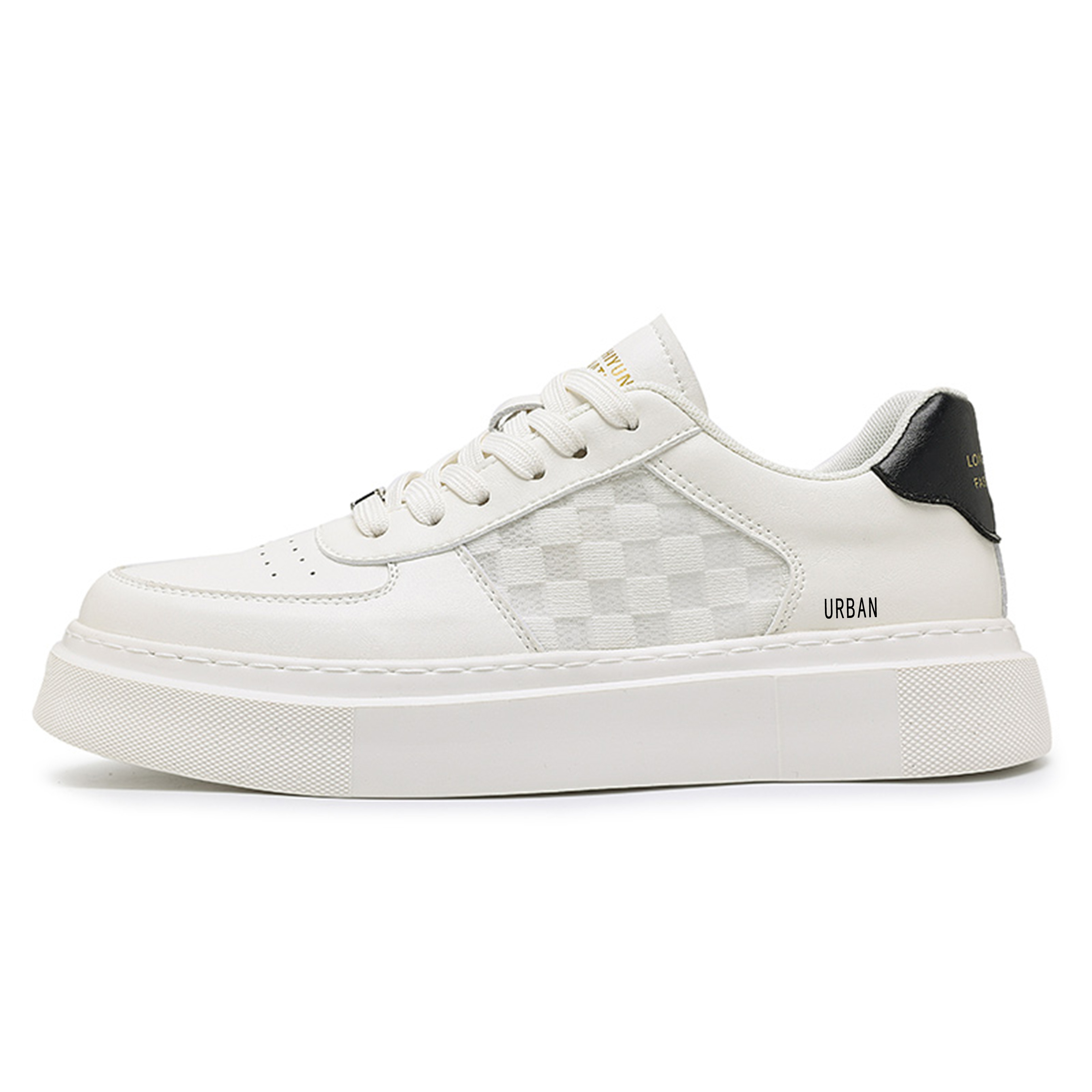 Износостойкие, легкие, дышащие, увеличивающие рост, низкие мужские кроссовки для скейтбординга URBAN AUTHENTIC, White
Износостойкие, легкие, дышащие, увеличивающие рост, низкие мужские кроссовки для скейтбординга URBAN AUTHENTIC, White