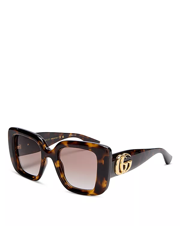 Квадратные солнцезащитные очки, 50 мм Gucci, коричневый
Квадратные солнцезащитные очки, 50 мм Gucci, коричневый