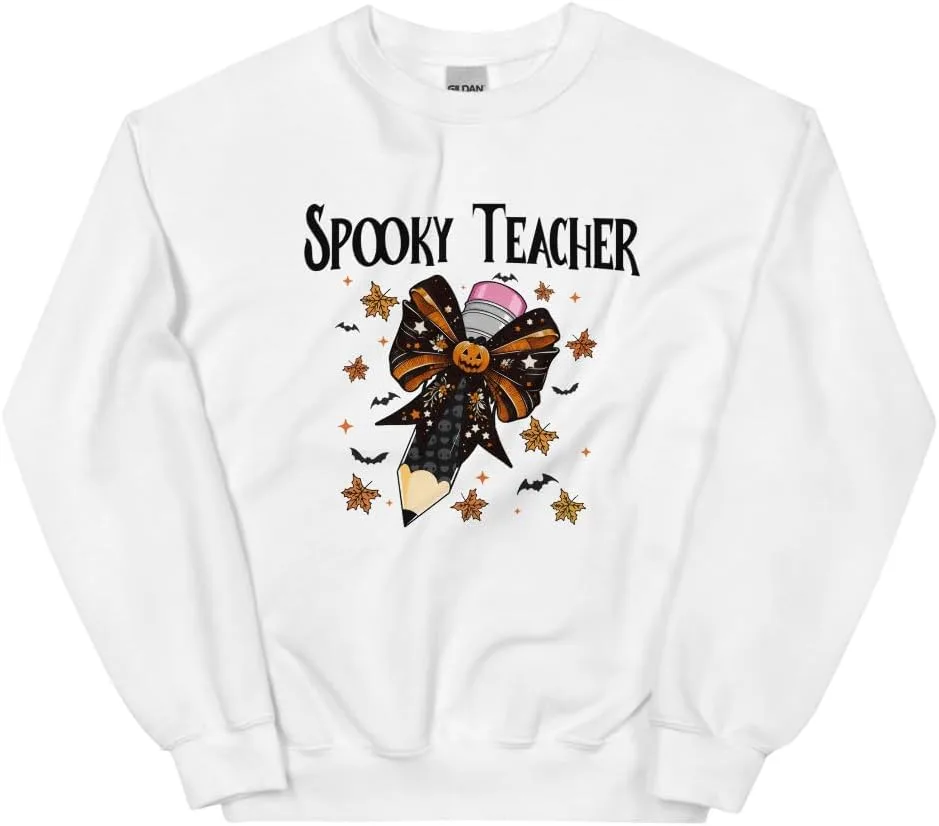 Футболка для учителя на Хэллоуин с принтом карандаша
Футболка для учителя на Хэллоуин с принтом карандаша