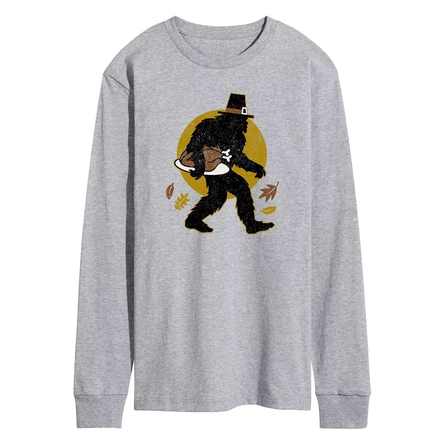 Мужская футболка Sasquatch Turkey с длинным рукавом Licensed Character 
Мужская футболка Sasquatch Turkey с длинным рукавом Licensed Character