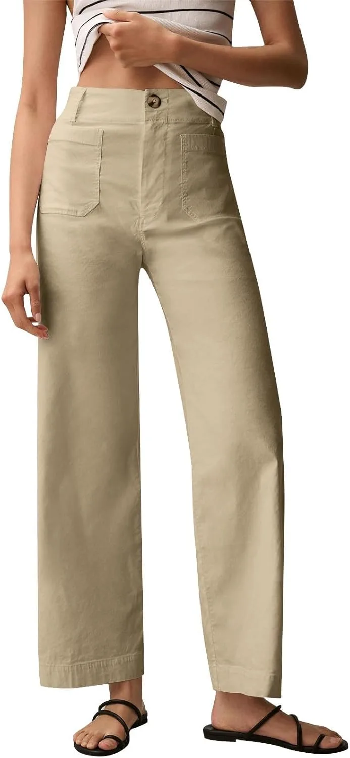 Женские укороченные джинсы Stretch Twill с прямым широким кроем и накладным карманом Lolvmvchi
Женские укороченные джинсы Stretch Twill с прямым широким кроем и накладным карманом Lolvmvchi