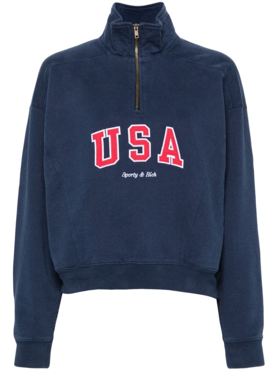 Sporty & Rich толстовка с вышитым мотивом, синий
Sporty & Rich толстовка с вышитым мотивом, синий