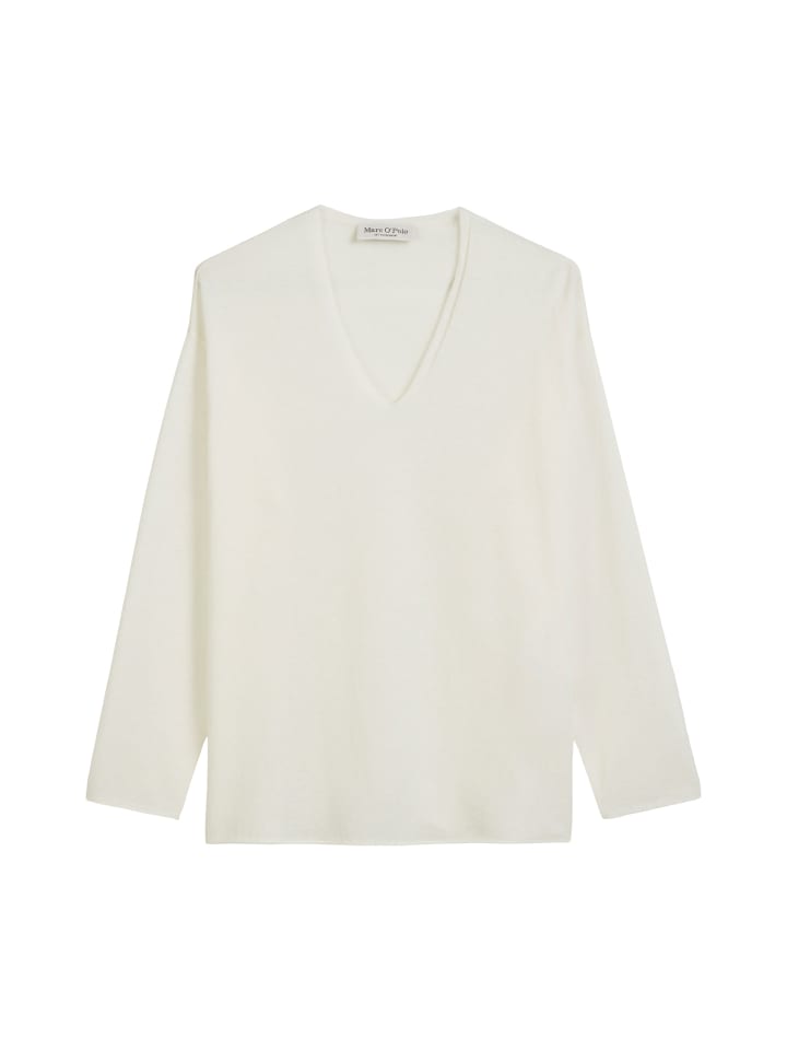 Marc O'Polo Свободный свитер тонкой вязки из белого хлопка
Marc O'Polo Свободный свитер тонкой вязки из белого хлопка