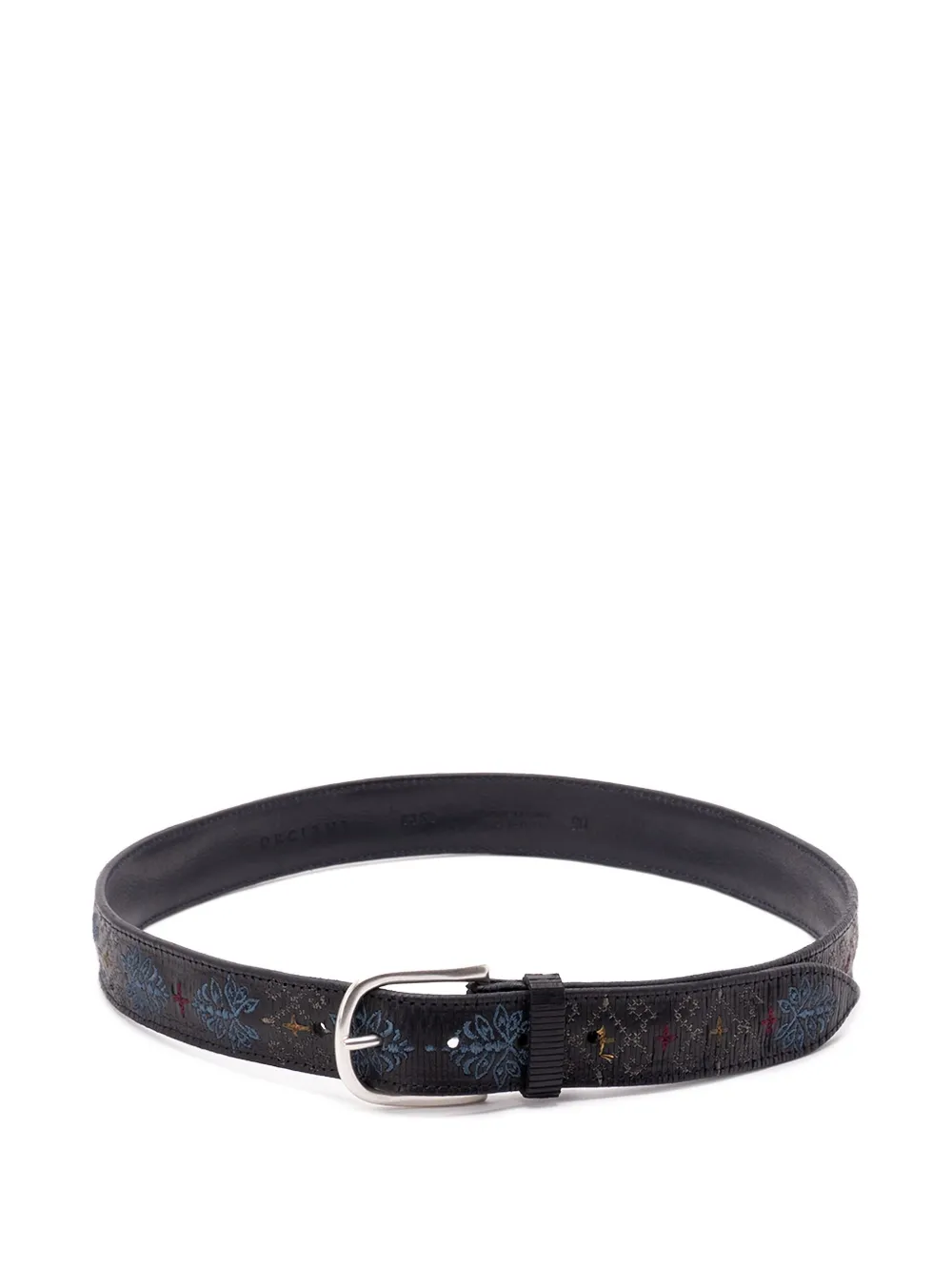 Вышитый кожаный ремень Orciani, коричневый
Вышитый кожаный ремень Orciani, коричневый