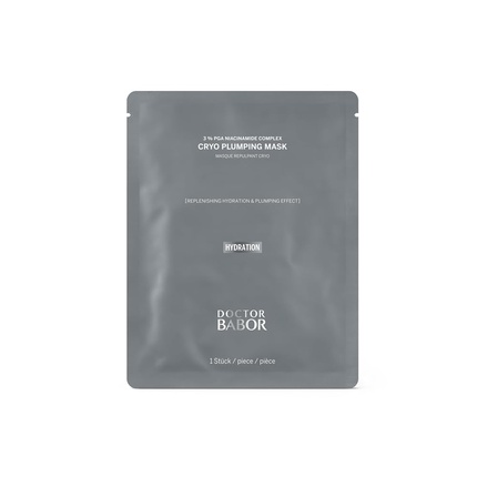 Doctor Cryo Plumping Mask Освежающая и питательная тканевая маска Babor
Doctor Cryo Plumping Mask Освежающая и питательная тканевая маска Babor