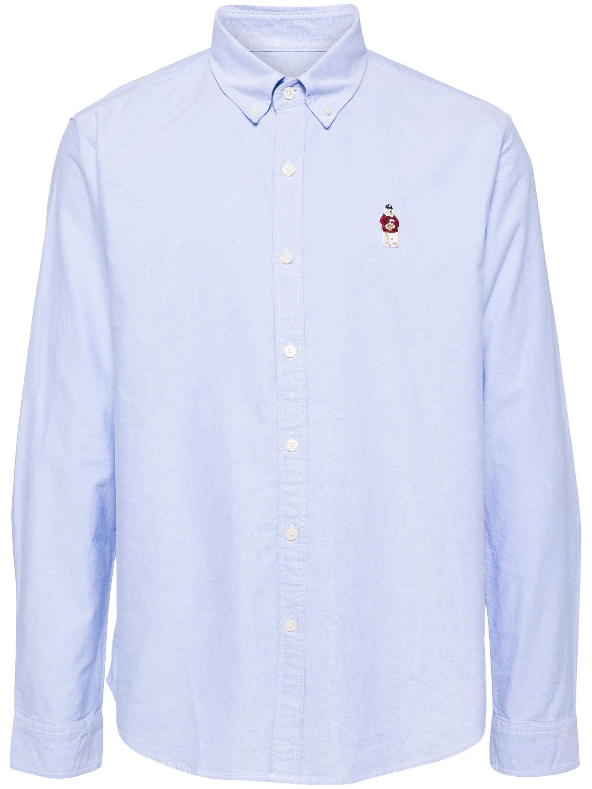 Рубашка с вышитым логотипом Chocoolate, синий
Рубашка с вышитым логотипом Chocoolate, синий