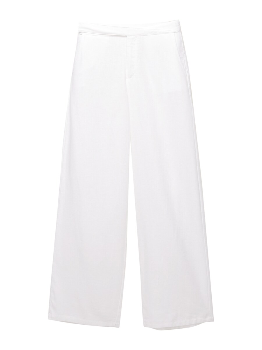 Брюки свободного кроя Pull&Bear, белый
Брюки свободного кроя Pull&Bear, белый