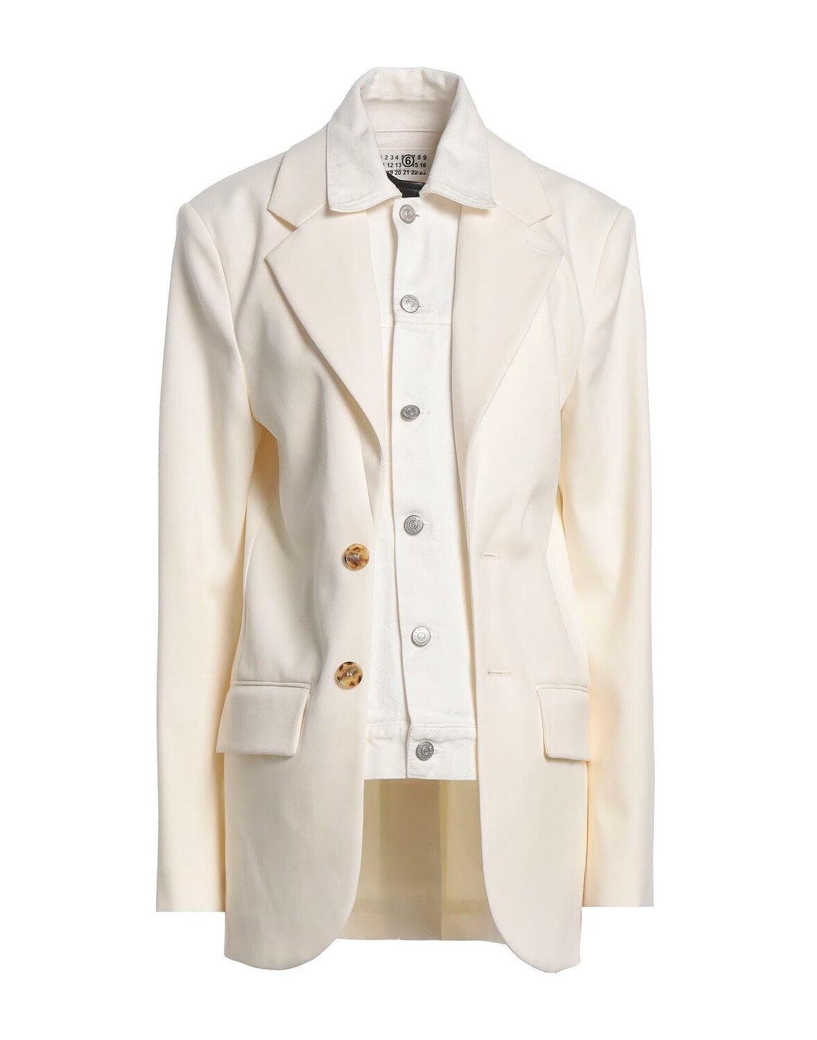 Блейзер Mm6 Maison Margiela, кремовый
Блейзер Mm6 Maison Margiela, кремовый