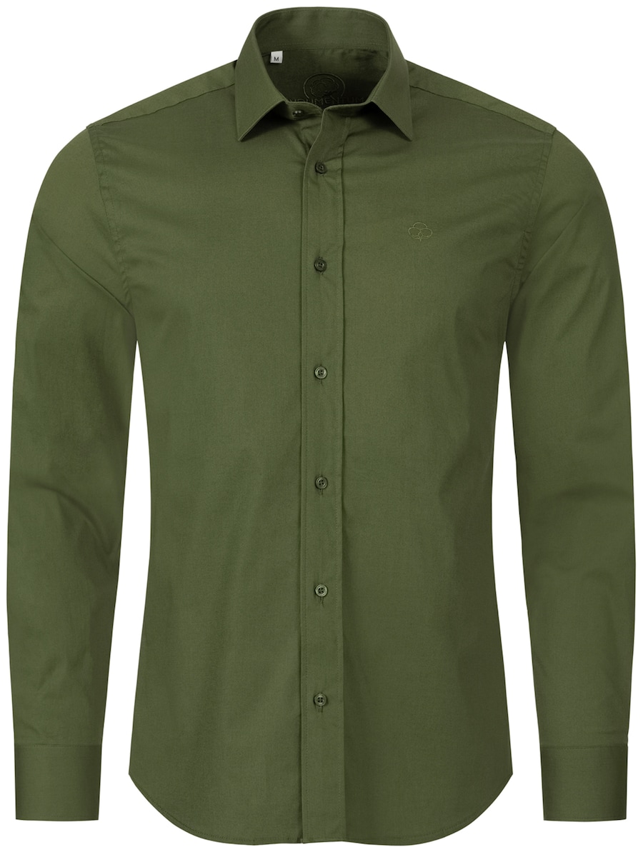 Рубашка Slim Fit на пуговицах Indumentum, оливковый
Рубашка Slim Fit на пуговицах Indumentum, оливковый