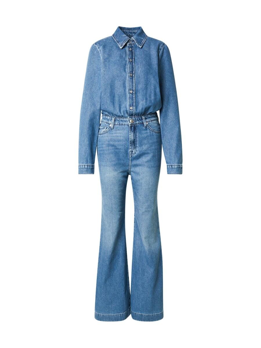 Комбинезон 7 for all mankind Hilo, синий деним
Комбинезон 7 for all mankind Hilo, синий деним