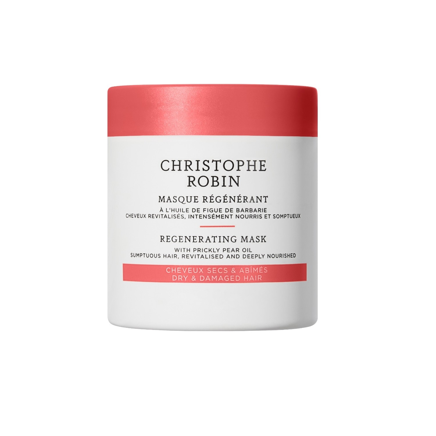 Маска для волос regenerating mask with prickly pear oil Christophe Robin, объем 75 мл
Маска для волос regenerating mask with prickly pear oil Christophe Robin, объем 75 мл