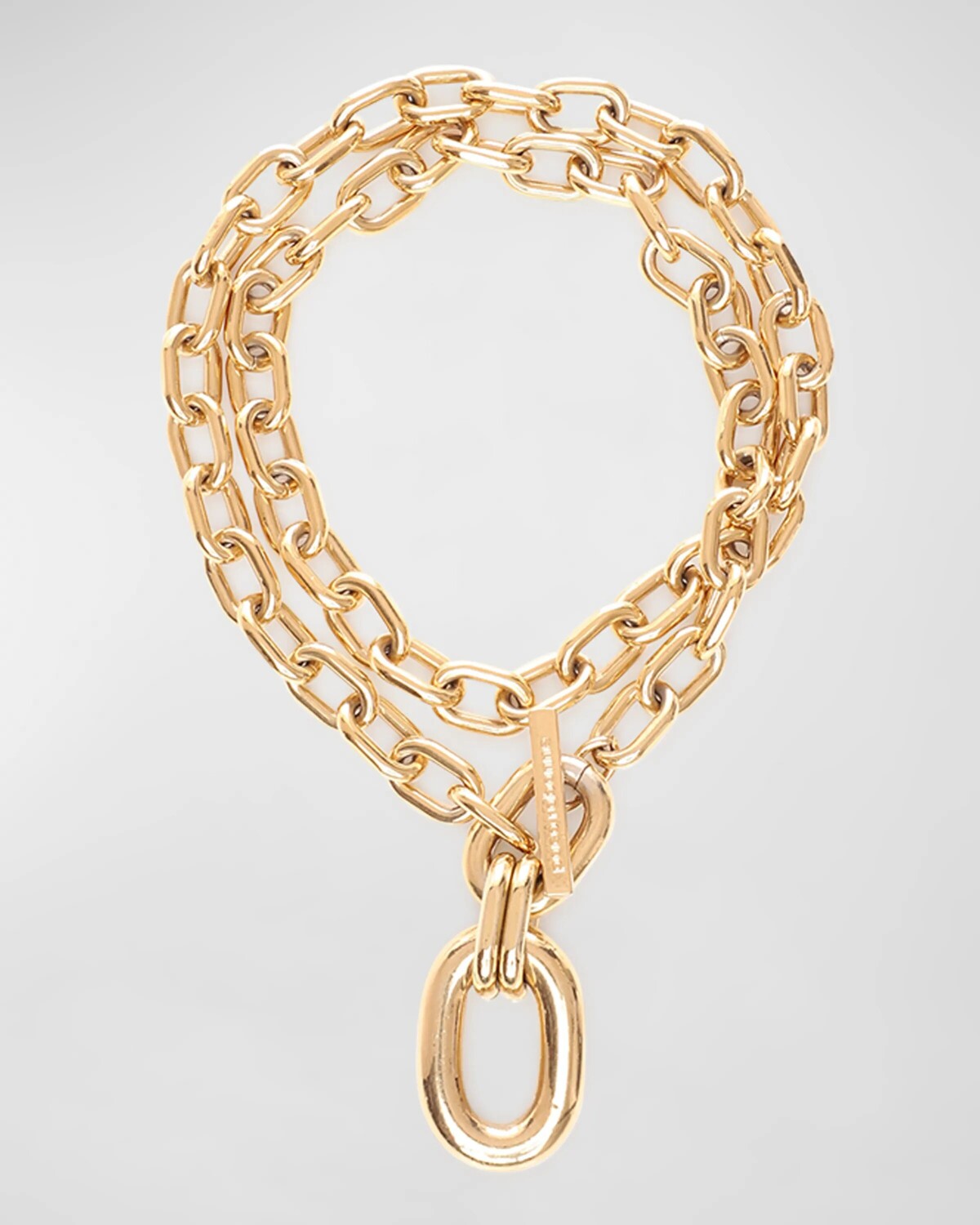 Ожерелье с подвеской в форме звена цепи XL Rabanne, цвет Gold
Ожерелье с подвеской в форме звена цепи XL Rabanne, цвет Gold
