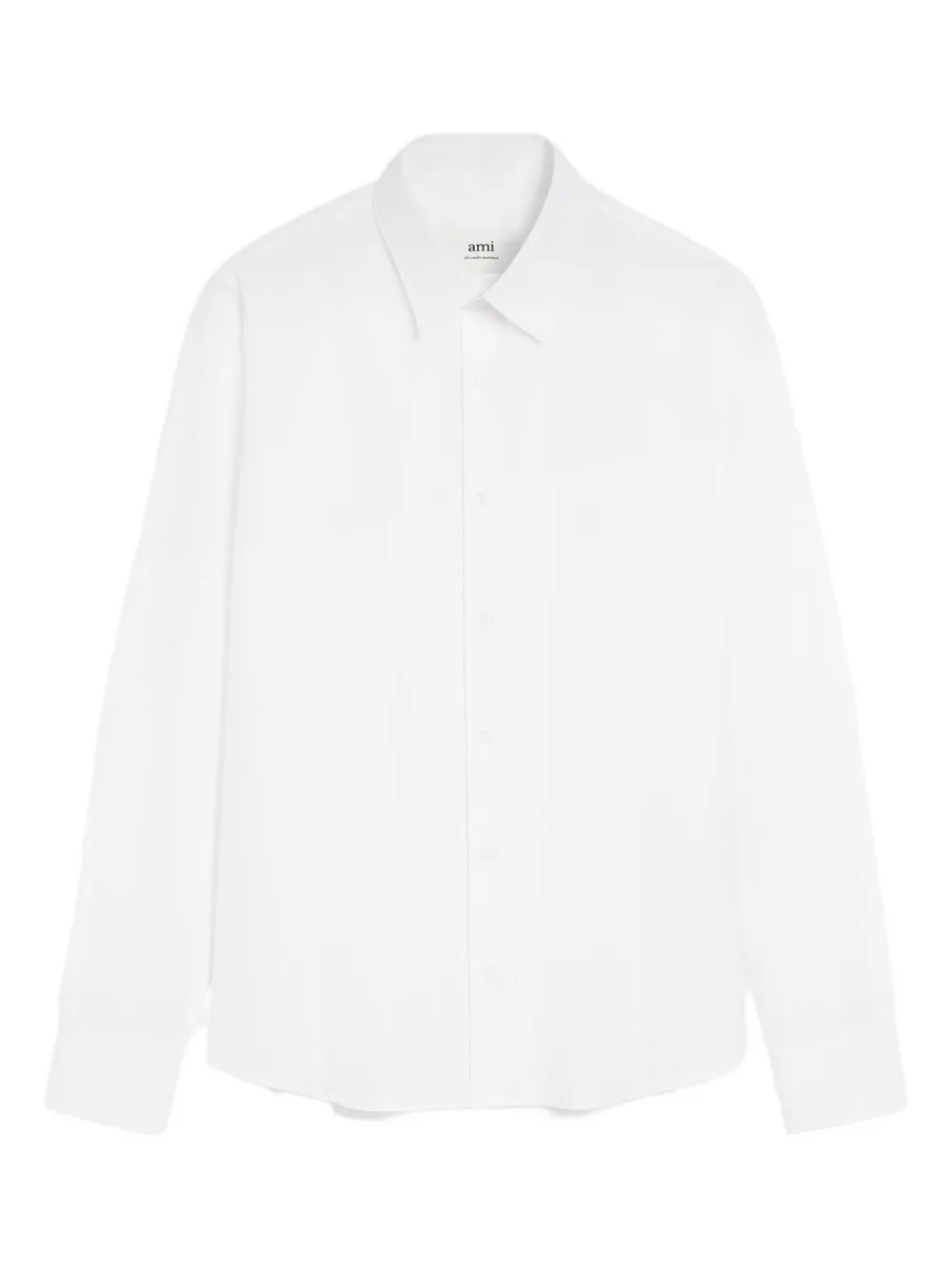 Рубашка с тисненым логотипом AMI Paris, белый
Рубашка с тисненым логотипом AMI Paris, белый
