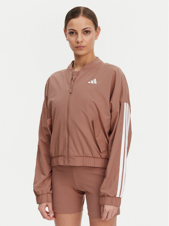 Куртка-Бомбер свободного кроя Essentials 3-Stripes JD5318 Adidas, розовый
Куртка-Бомбер свободного кроя Essentials 3-Stripes JD5318 Adidas, розовый