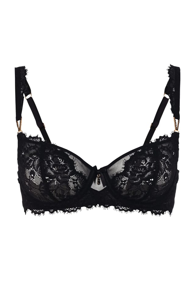 Бюстгальтер балконет с узкими бретелями Lascana, черный
Бюстгальтер балконет с узкими бретелями Lascana, черный