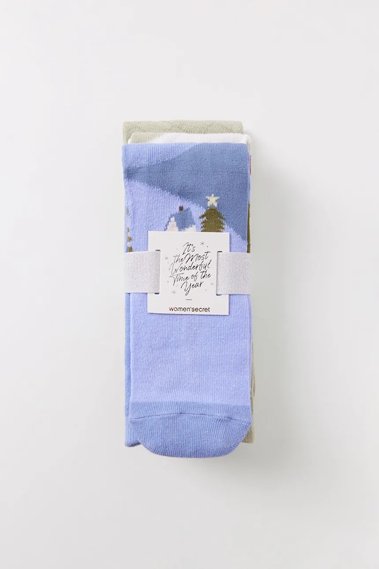 Носки GENERIC SOCKS PACKS 3 пары Women'Secret, мультиколор
Носки GENERIC SOCKS PACKS 3 пары Women'Secret, мультиколор