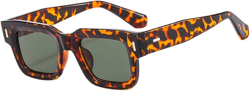 Популярные модные квадратные солнцезащитные очки для женщин в стиле ретро-панк с прозрачными линзами цвета океана, мужские солнцезащитные очки с защитой от УФ-излучения UV400 и заклепками WNCKSQ, Leopard Dark Green
Популярные модные квадратные солнцезащитные очки для женщин в стиле ретро-панк с прозрачными линзами цвета океана, мужские солнцезащитные очки с защитой от УФ-излучения UV400 и заклепками WNCKSQ, Leopard Dark Green