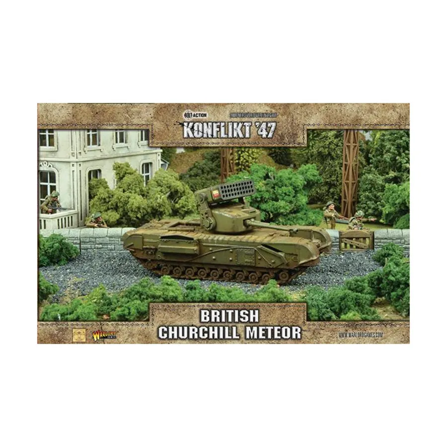 Британский метеор Черчилля, Konflikt '47 - British Army (28mm) (Warlord Games)
Британский метеор Черчилля, Konflikt '47 - British Army (28mm) (Warlord Games)
