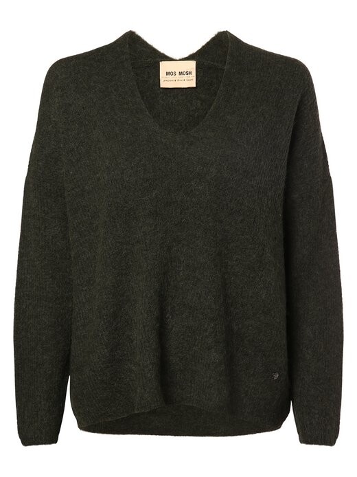 Свитер с содержанием шерсти альпаки ммтора Mos Mosh, хаки
Свитер с содержанием шерсти альпаки ммтора Mos Mosh, хаки