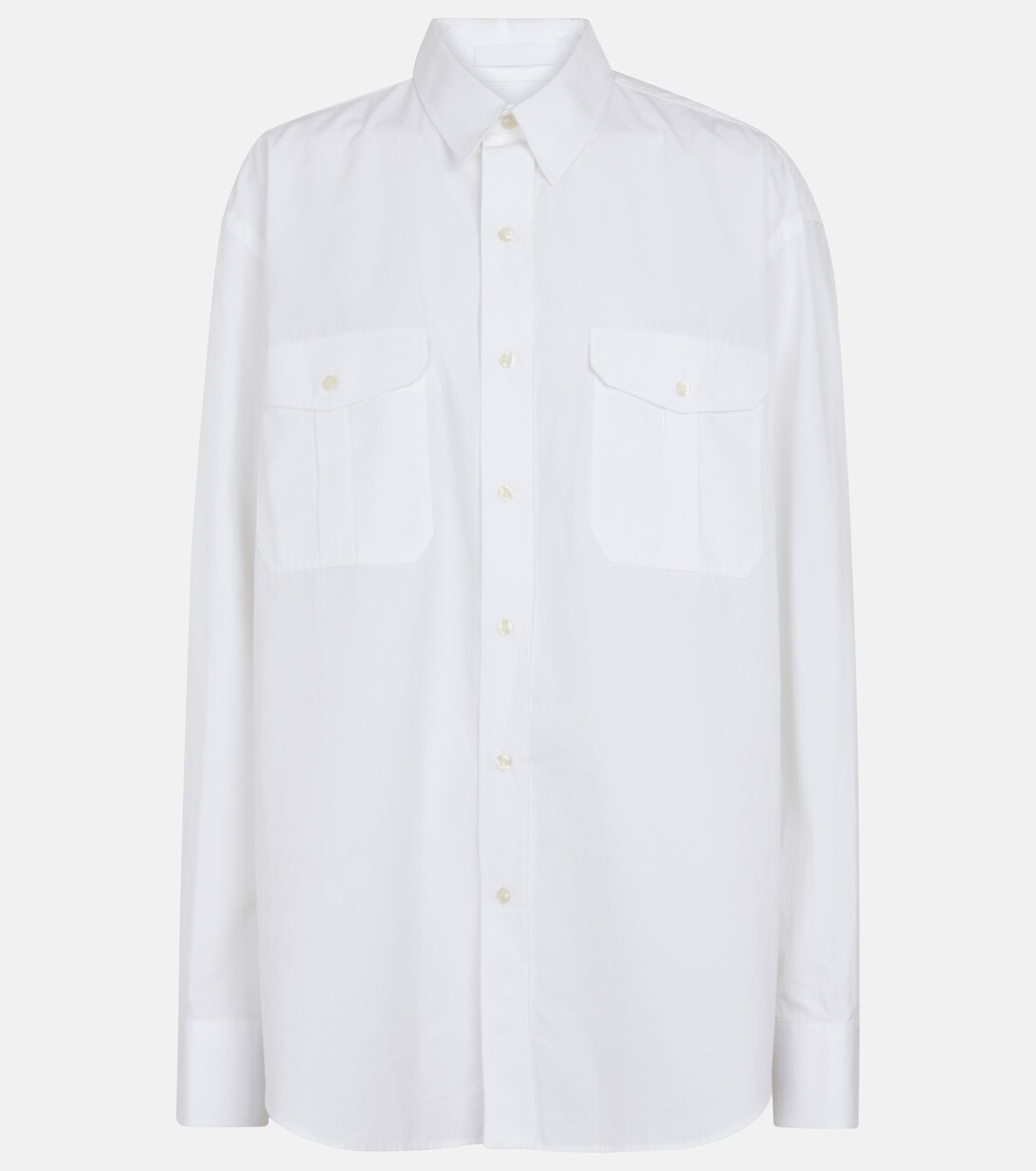 Хлопковая рубашка WARDROBE.NYC, белый
Хлопковая рубашка WARDROBE.NYC, белый