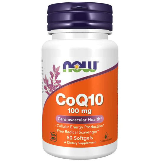 Теперь Coq10 100 мг 50 капсул Now Foods 
Теперь Coq10 100 мг 50 капсул Now Foods