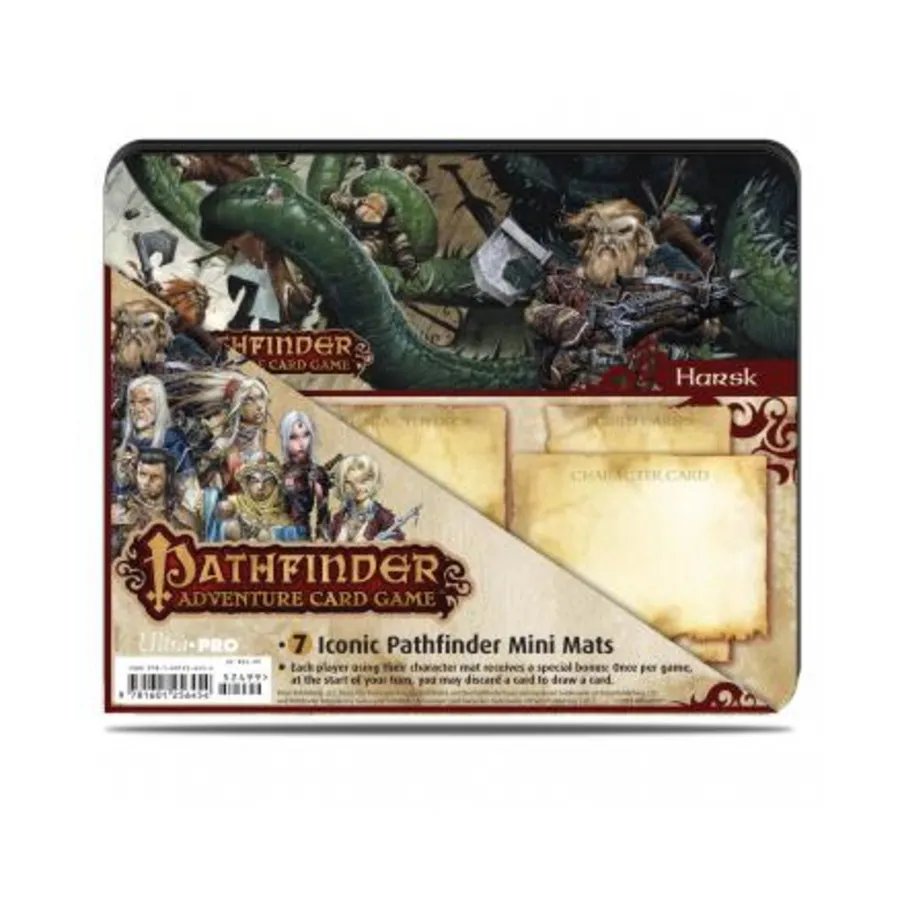 Мини-коврики с изображением знаковых персонажей — базовый набор (7), Pathfinder Adventure Card Game - Playmats
Мини-коврики с изображением знаковых персонажей — базовый набор (7), Pathfinder Adventure Card Game - Playmats