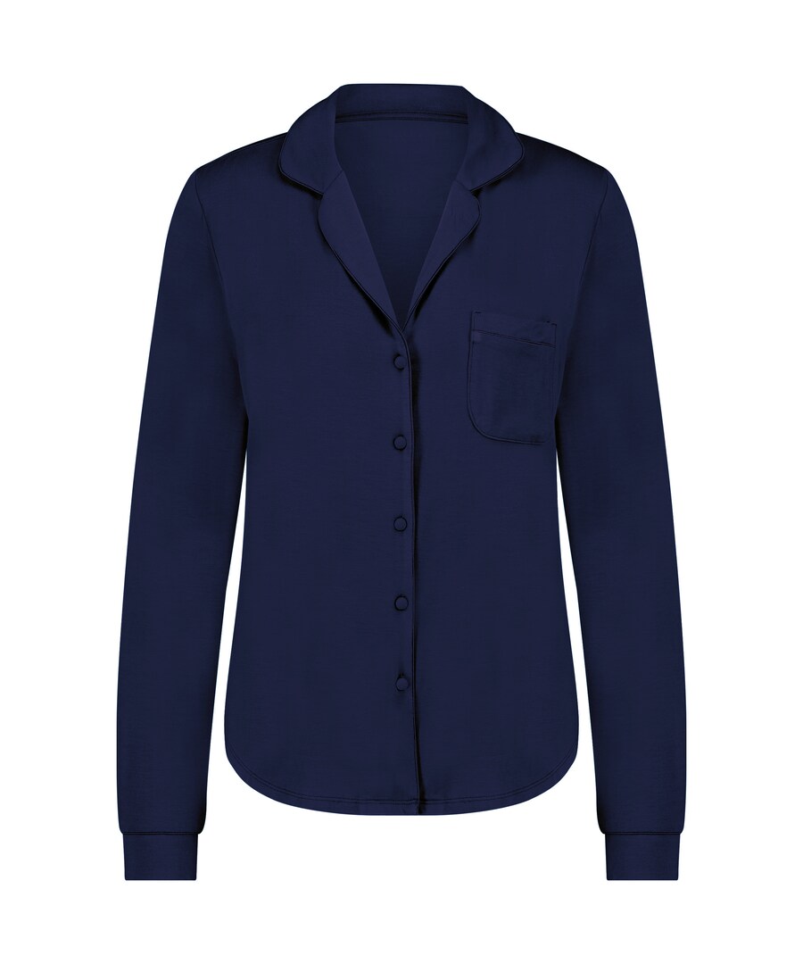 Пижамная рубашка Hunkemöller, темно-синий
Пижамная рубашка Hunkemöller, темно-синий